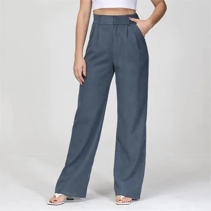 Alleen vandaag 50% korting! l high waist casual fashionclub broek